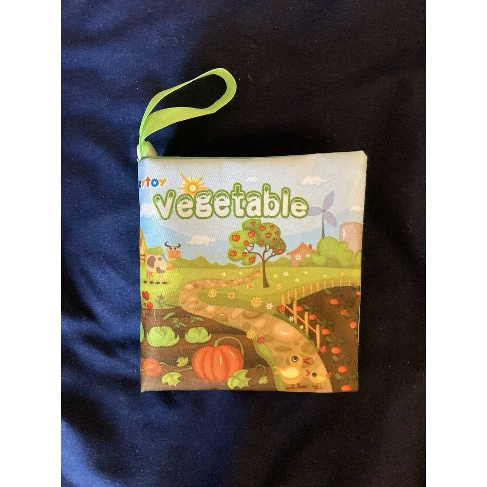 Teytoy Baby Soft Cloth 6 Books Educational Activity Crinkle Rattle Squeak